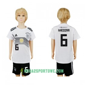 Koszulka Niemcy Khedira 6 Dziecięcy Mistrzostwa Świata 2018 Domowe Stroje Piłkarskie